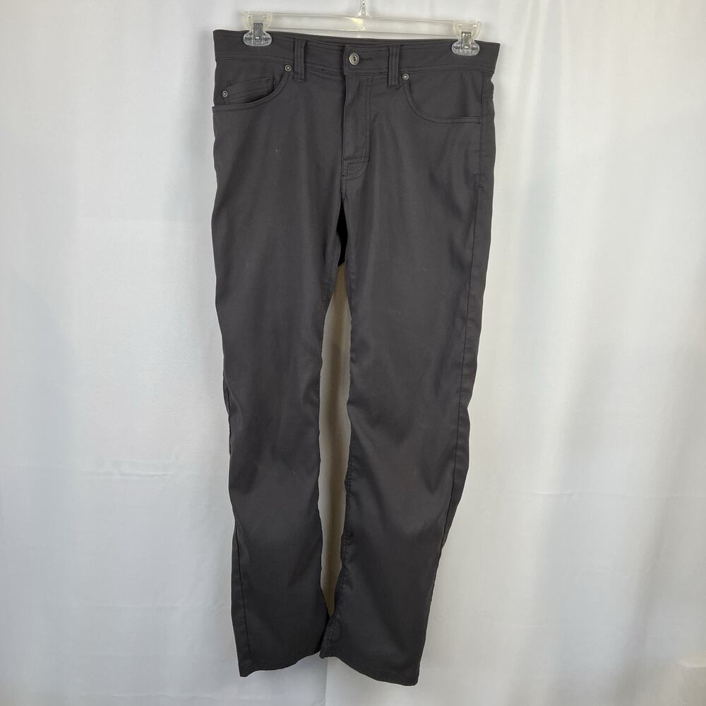 prAna Men's Born From The Experience Slim Fit Pants Black Size 32x34